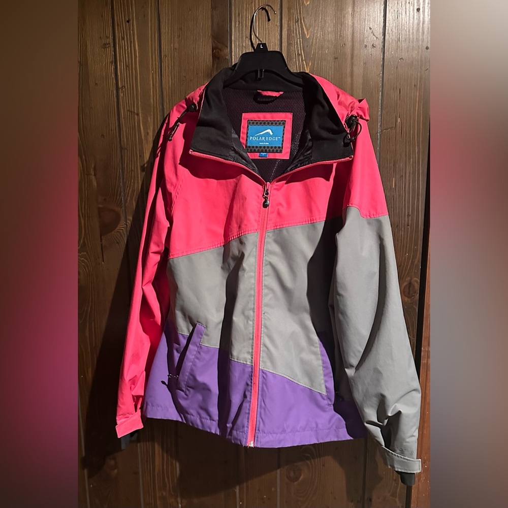Polar Edge women’s hooded zip up windbreaker jacket